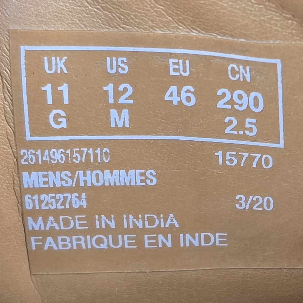 Clarks Bensley‎ Run Oxford Men's Size 12 M Brown Leather Dress Shoes Comfort - Picture 10 of 10